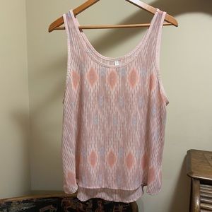Dressy tank top for layering